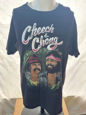 Cheech & Chong Men's Black T Shirt Size Large